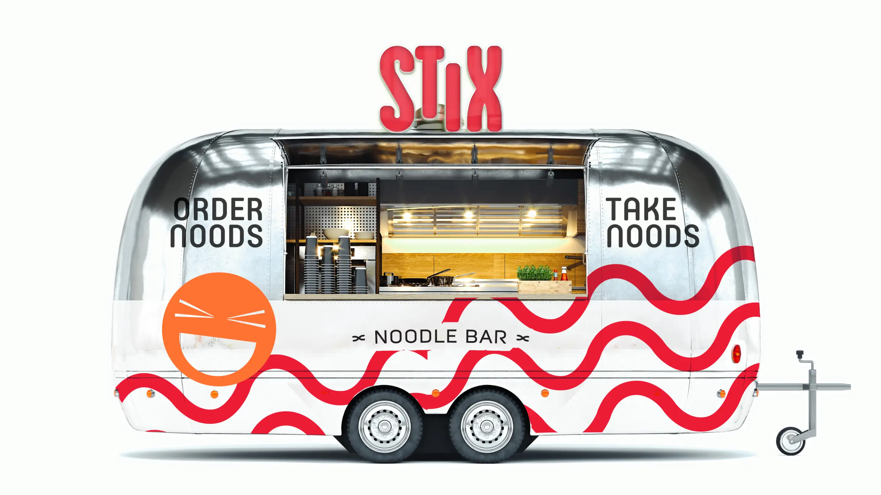 Stix Noodle Bar trailer design.
