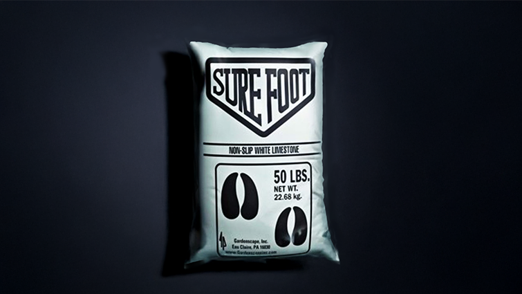 Sure Foot Barn Lime package design