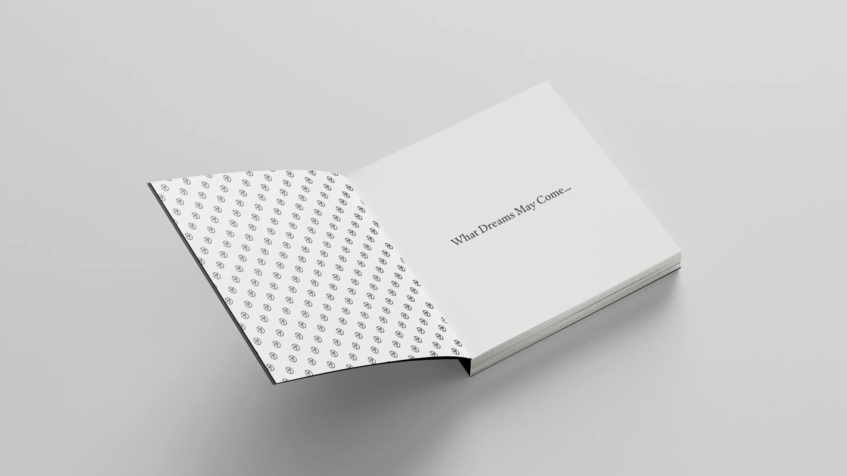 Flyleaf pages for Criss Angel book design.